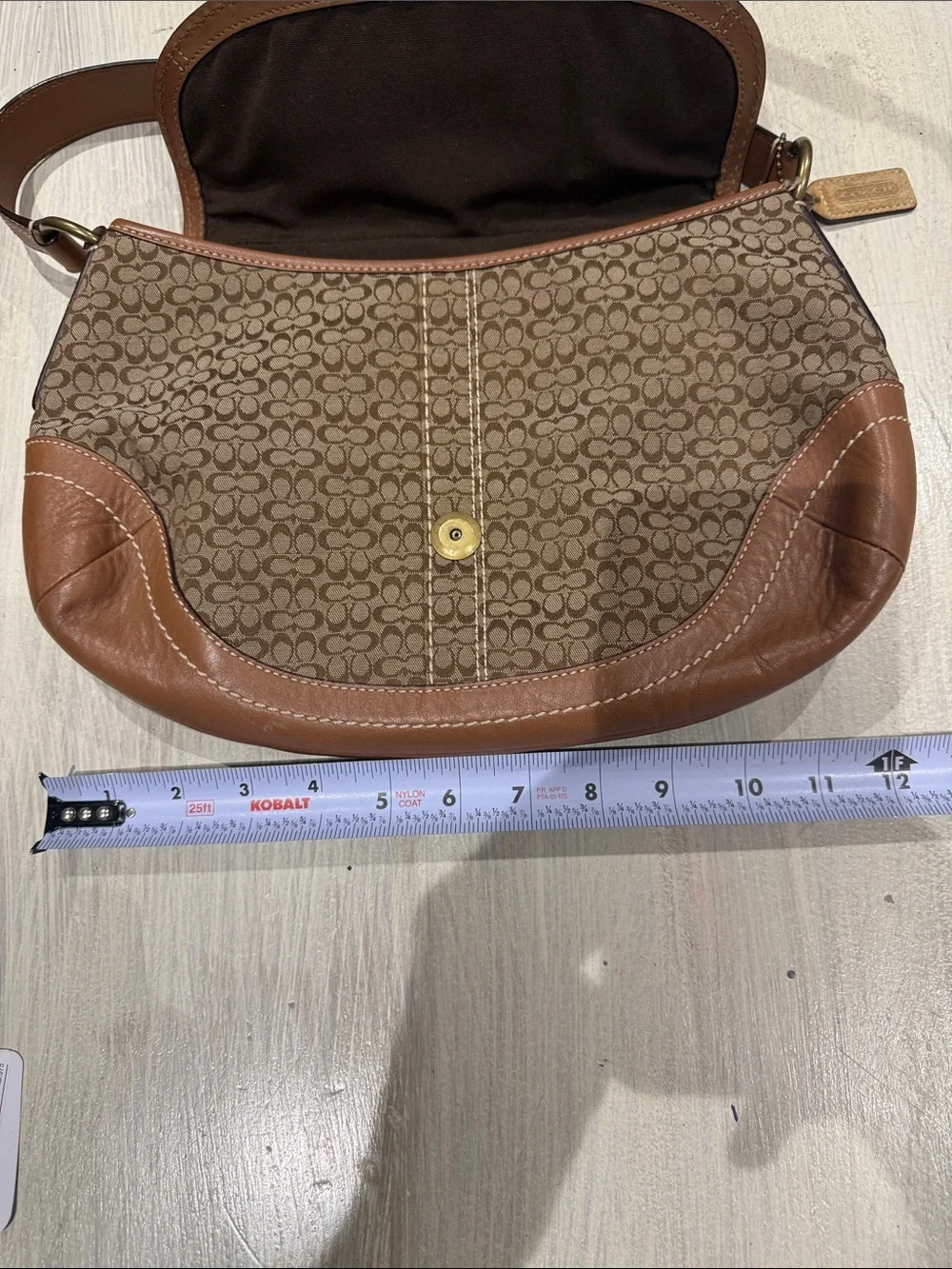 Rare Vintage Y2K Coach SoHo Renaissance Bohemian Patchwork Buckle Flap Bag